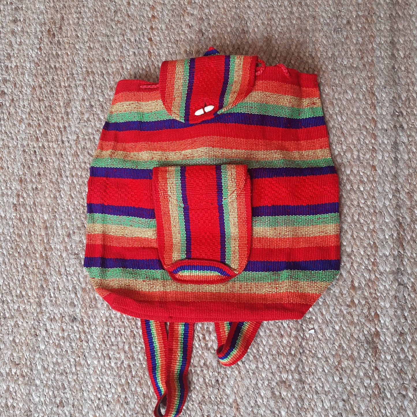 Bolso/mochila tejido trenzado