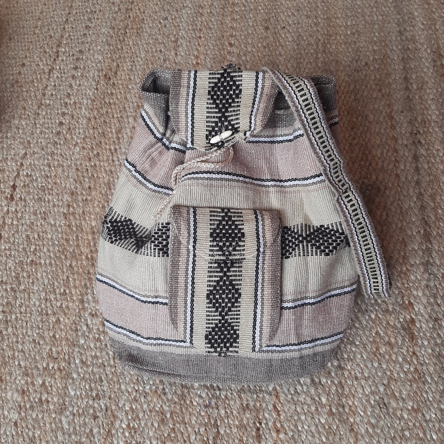 Bolso/mochila tejido trenzado