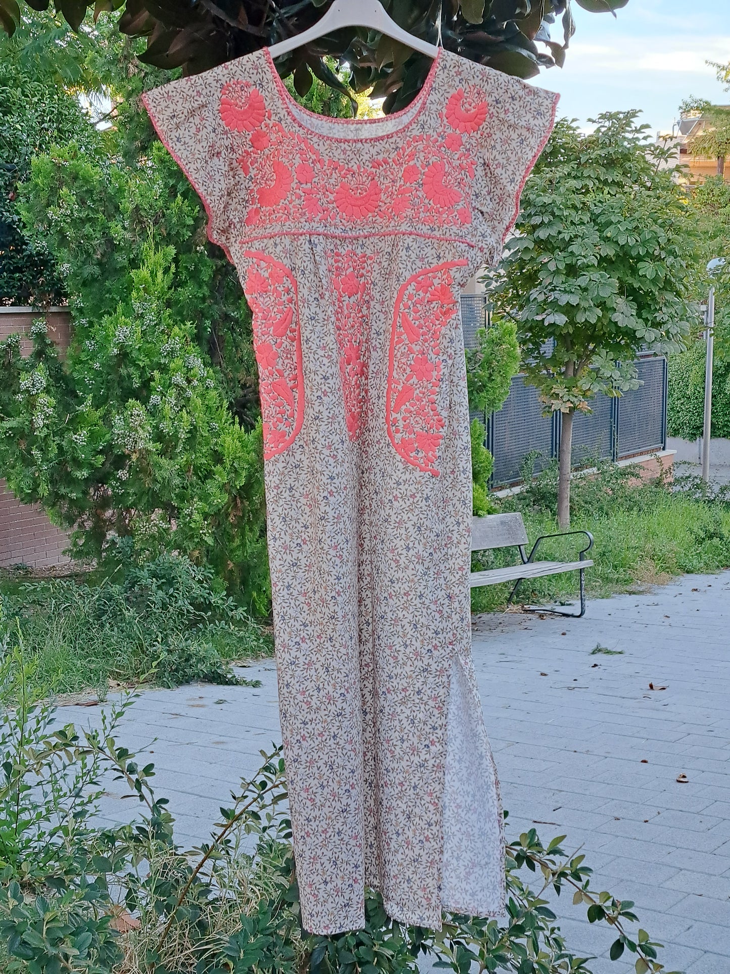 Vestido liberty largo