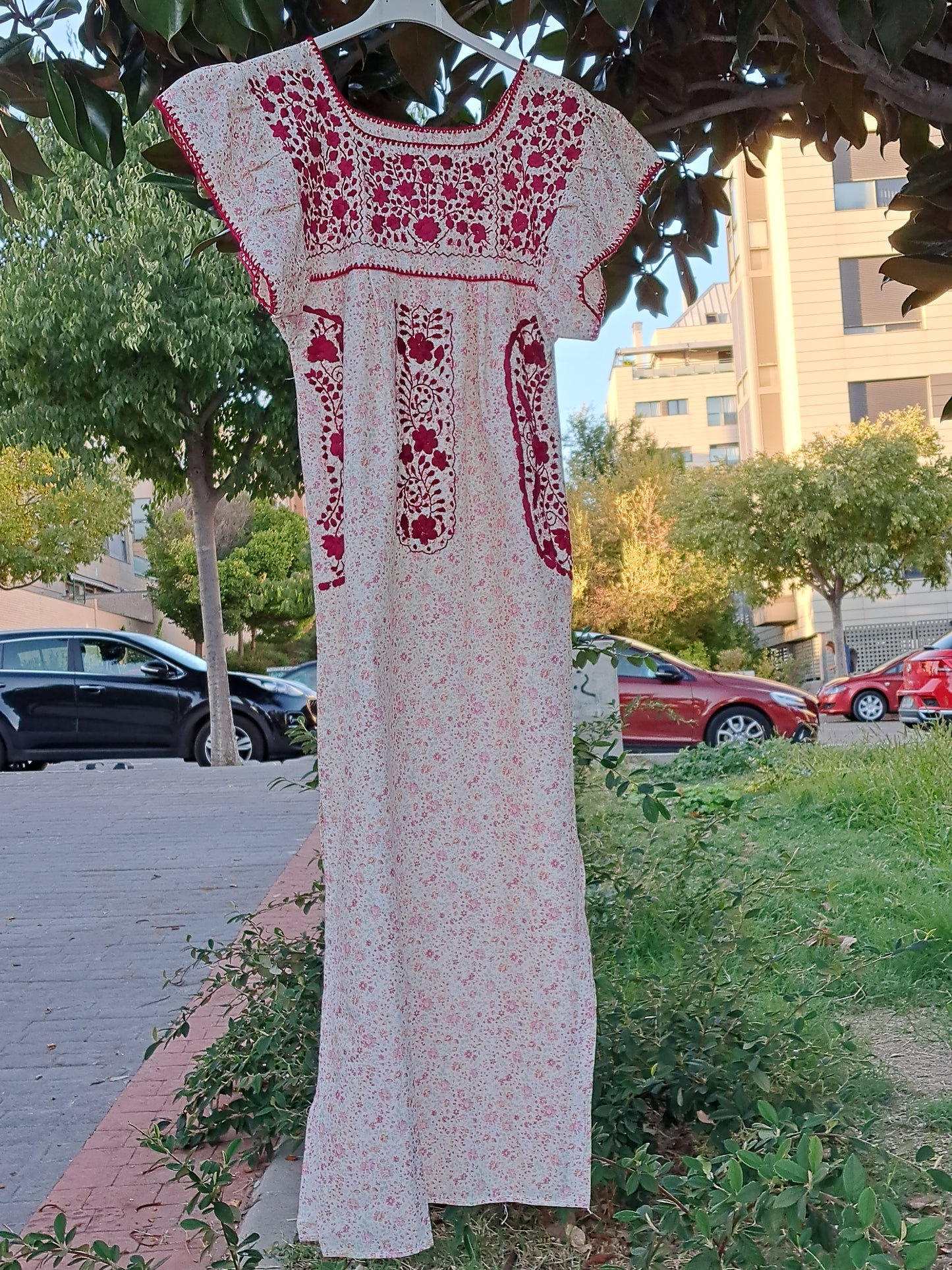 Vestido liberty largo