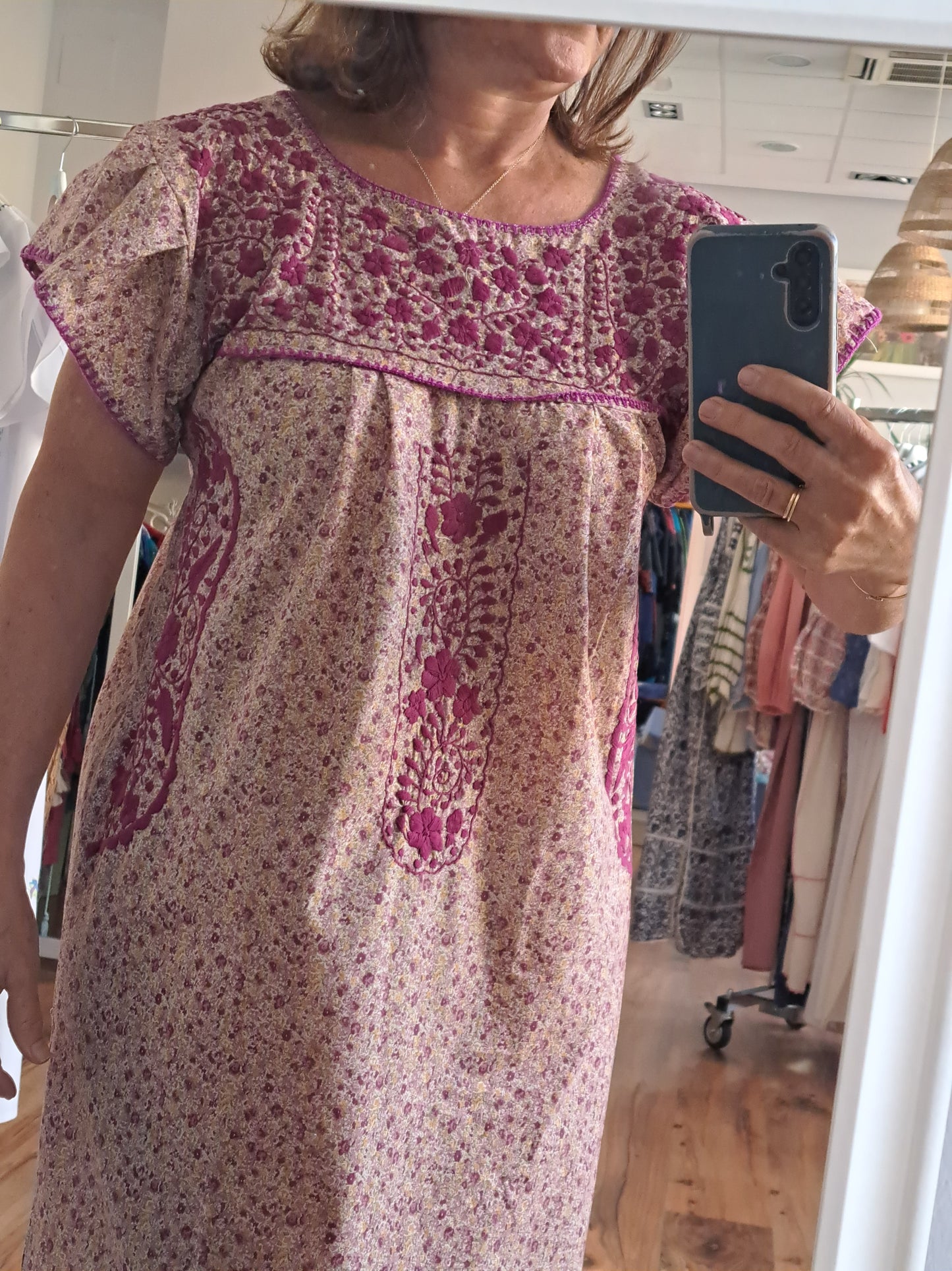 Vestido liberty largo