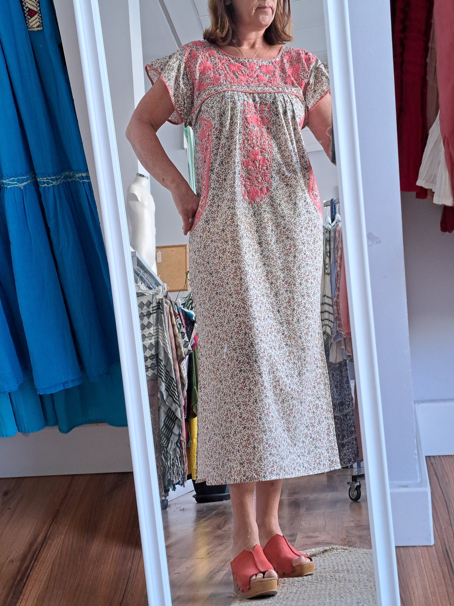Vestido liberty largo
