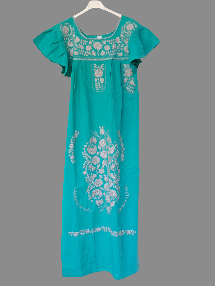 Vestido bordado Clásico Mariposa