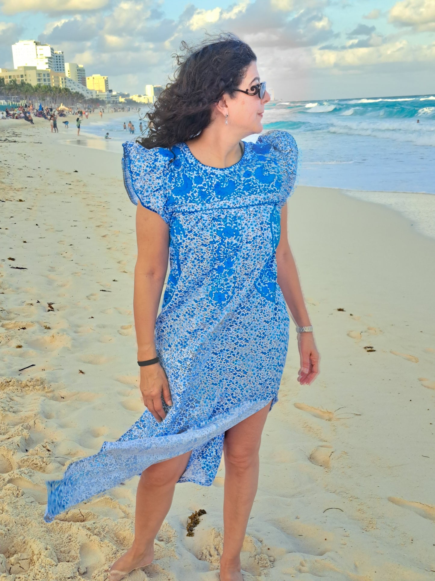Vestido liberty largo