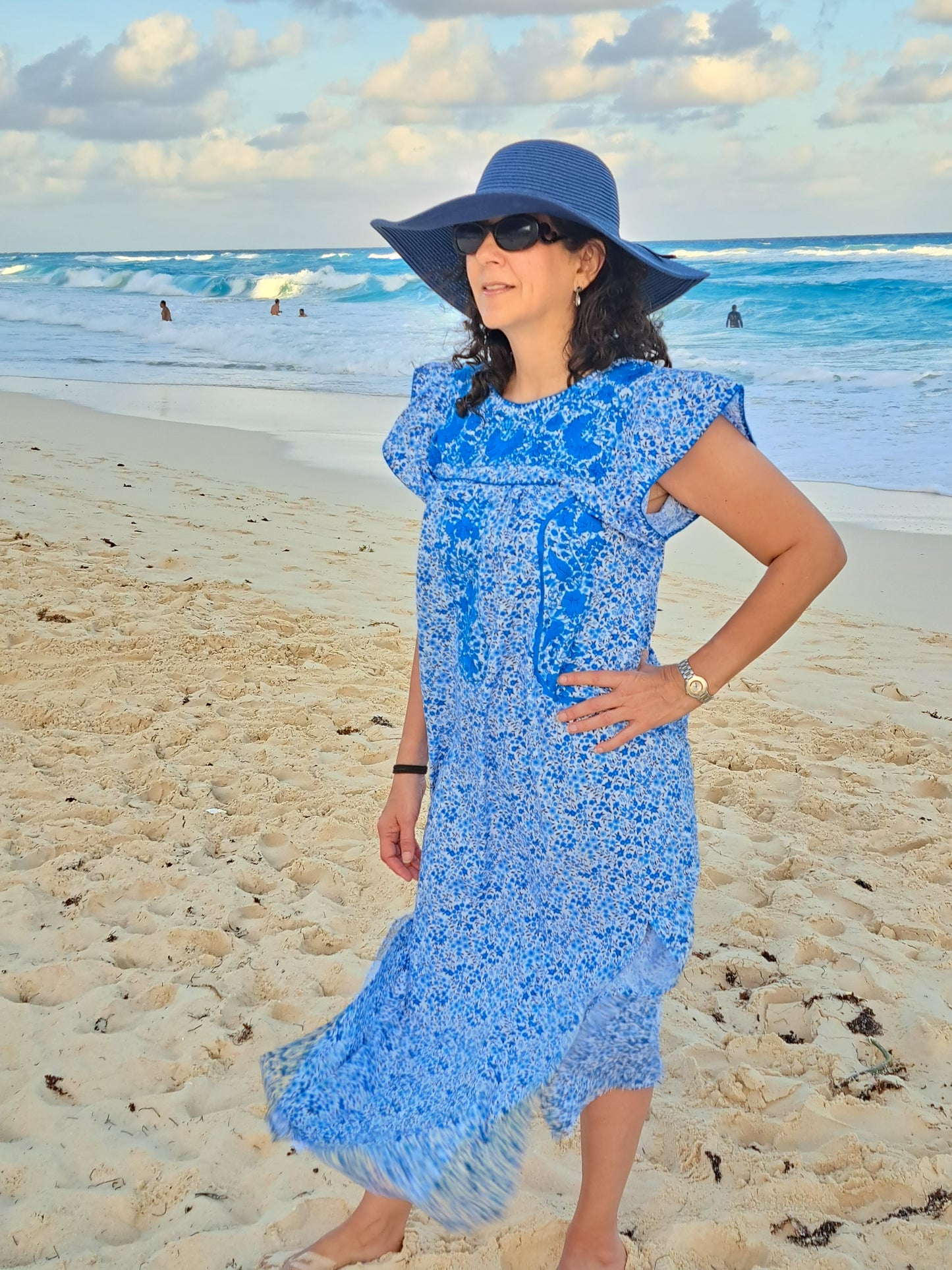 Vestido liberty largo