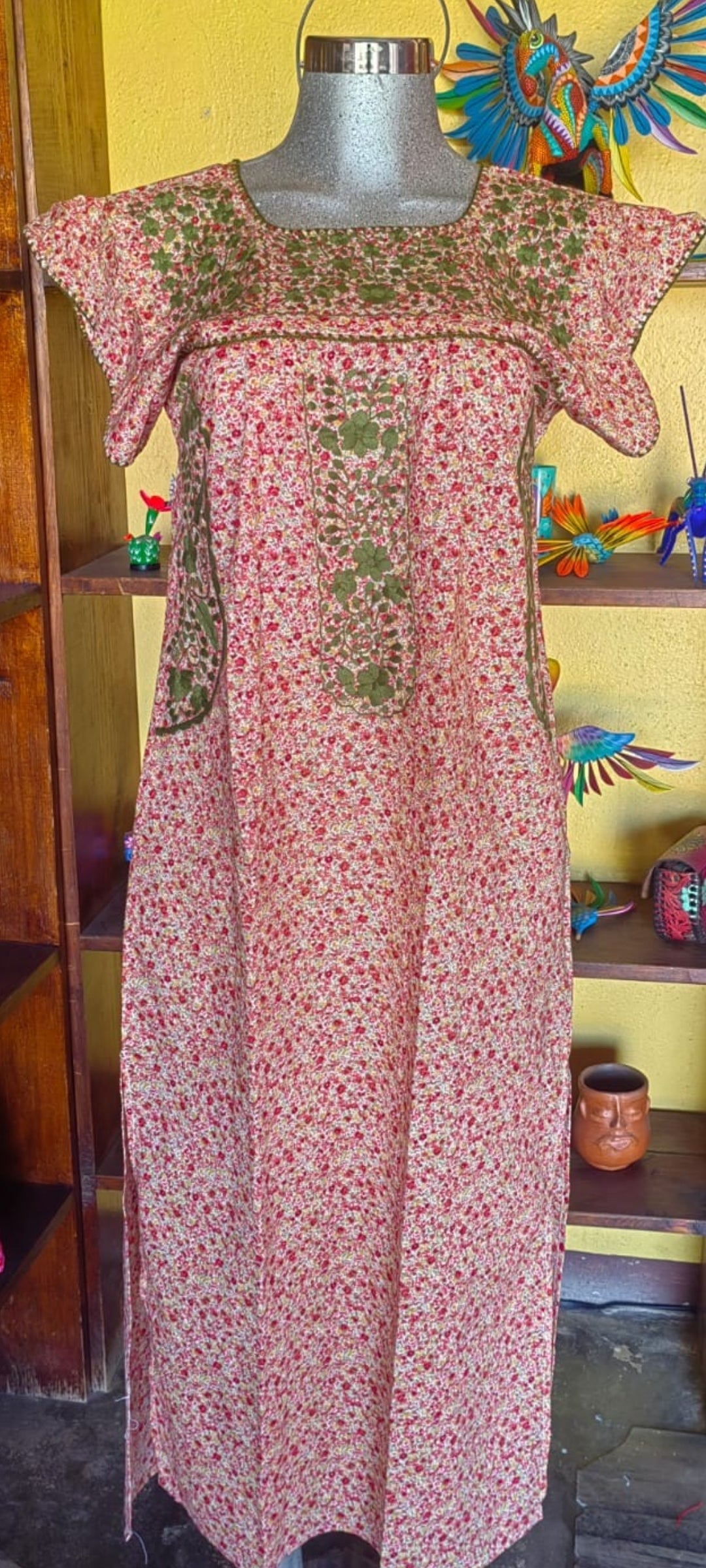 Vestido liberty largo