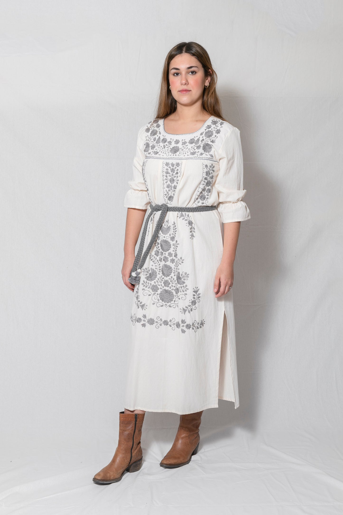 Vestido bordado Cancún