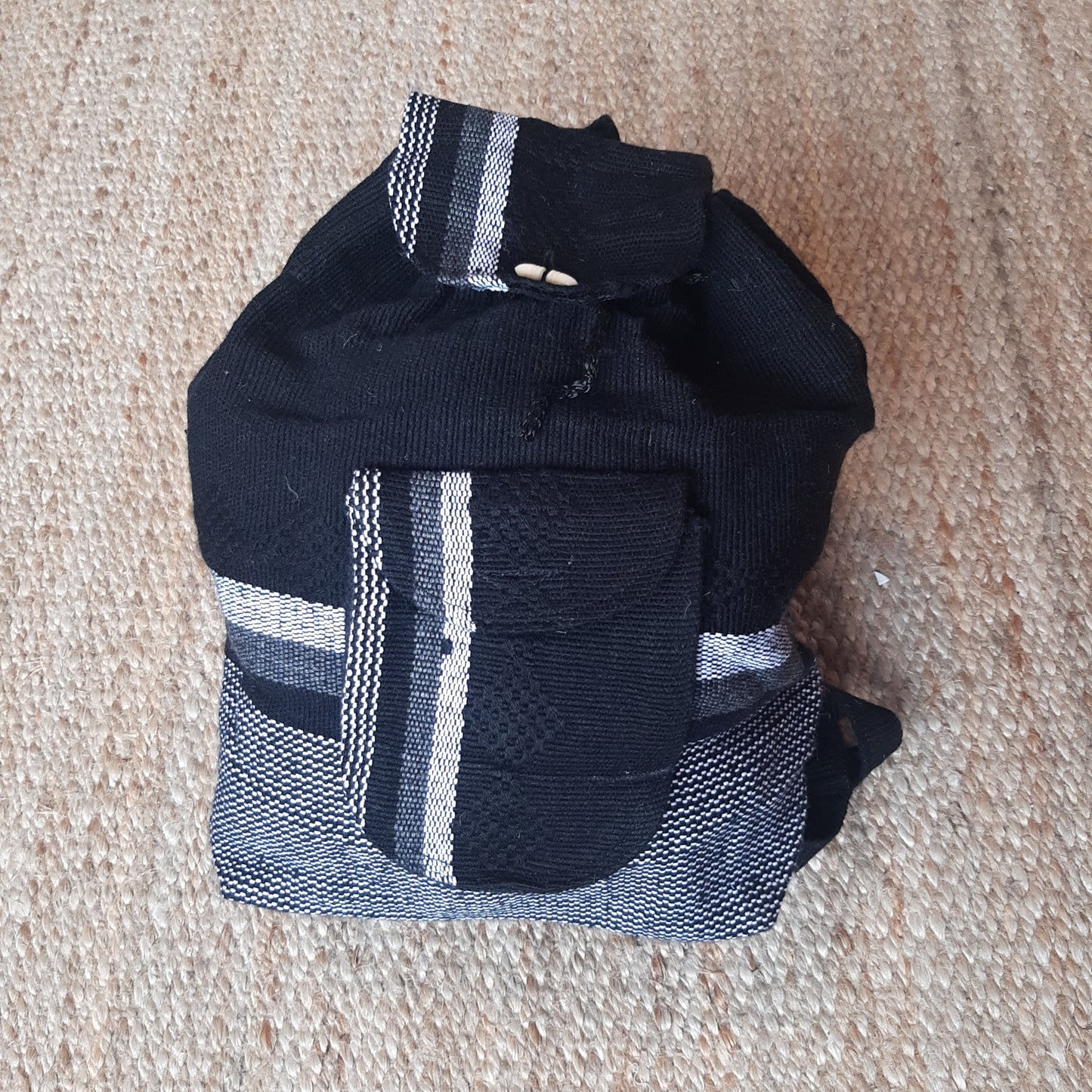 Bolso/mochila  tejido trenzado