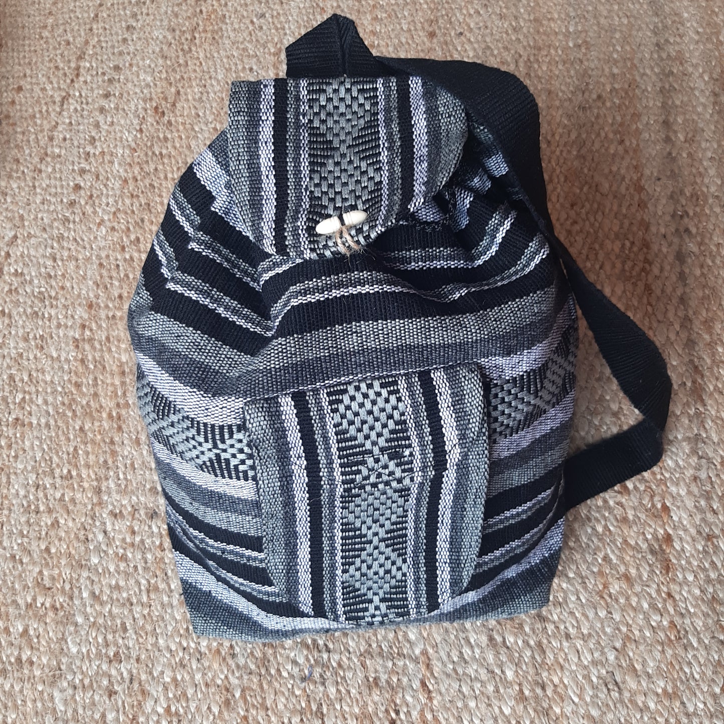 Bolso/mochila  tejido trenzado