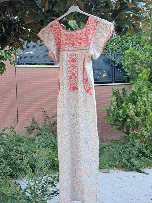 Vestido liberty largo