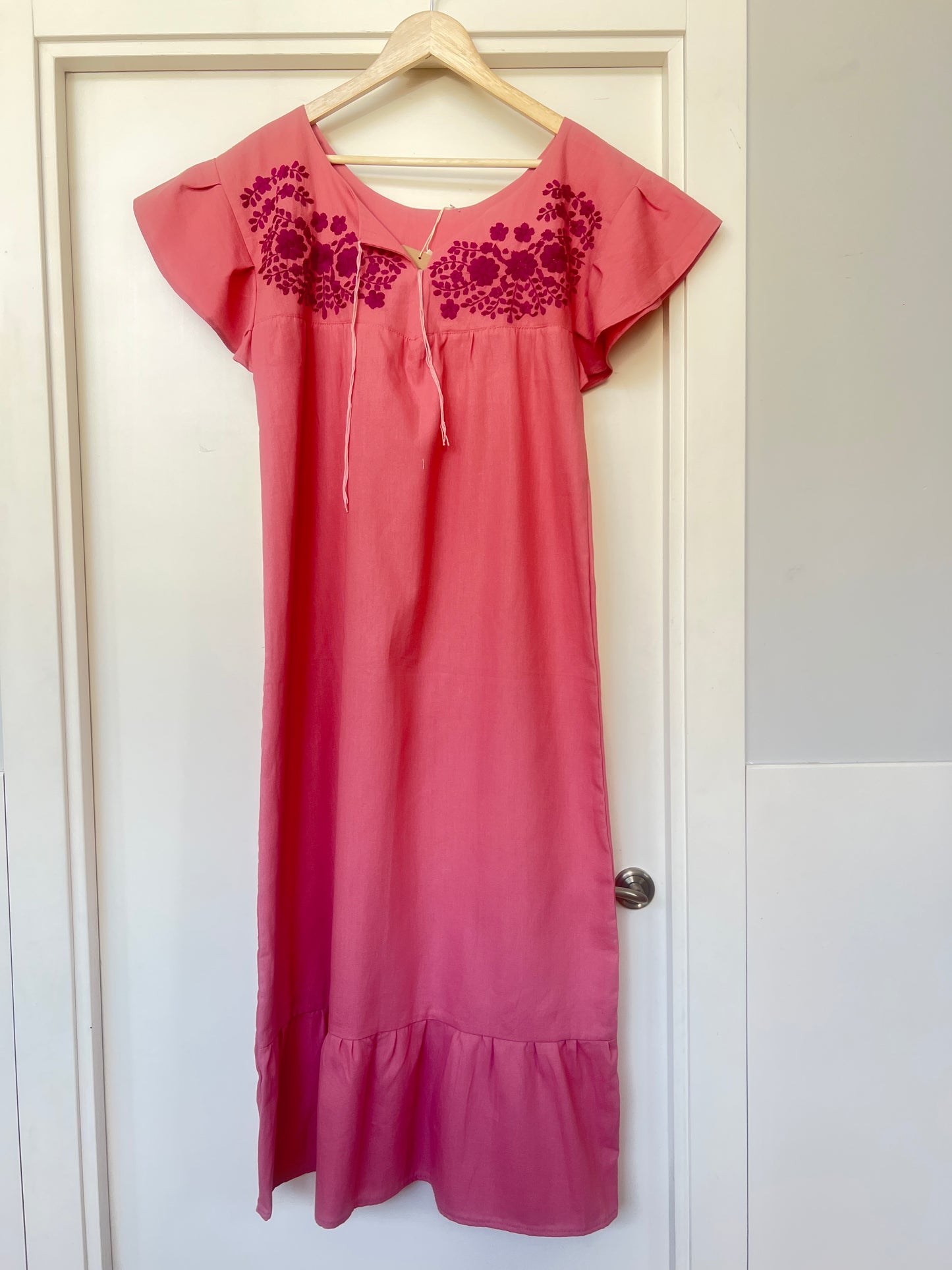Vestido florecita con mangas