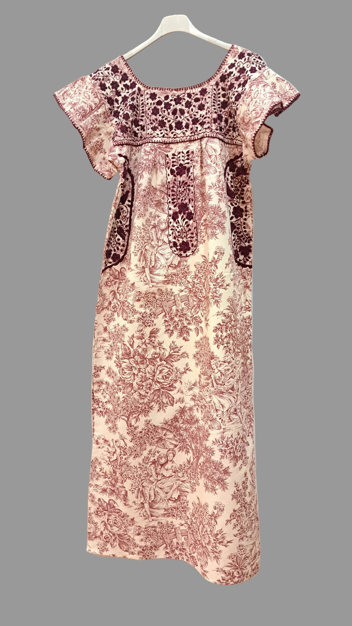 Vestido liberty largo