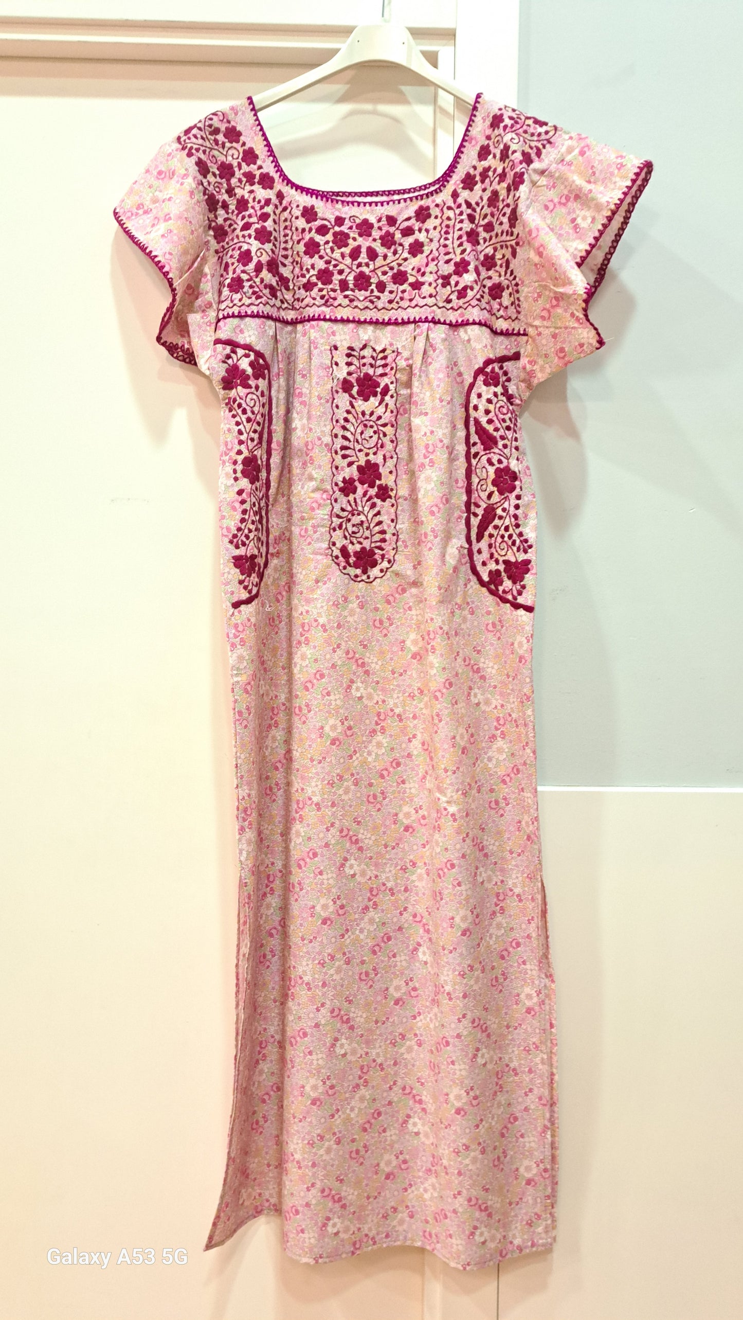 Vestido liberty largo