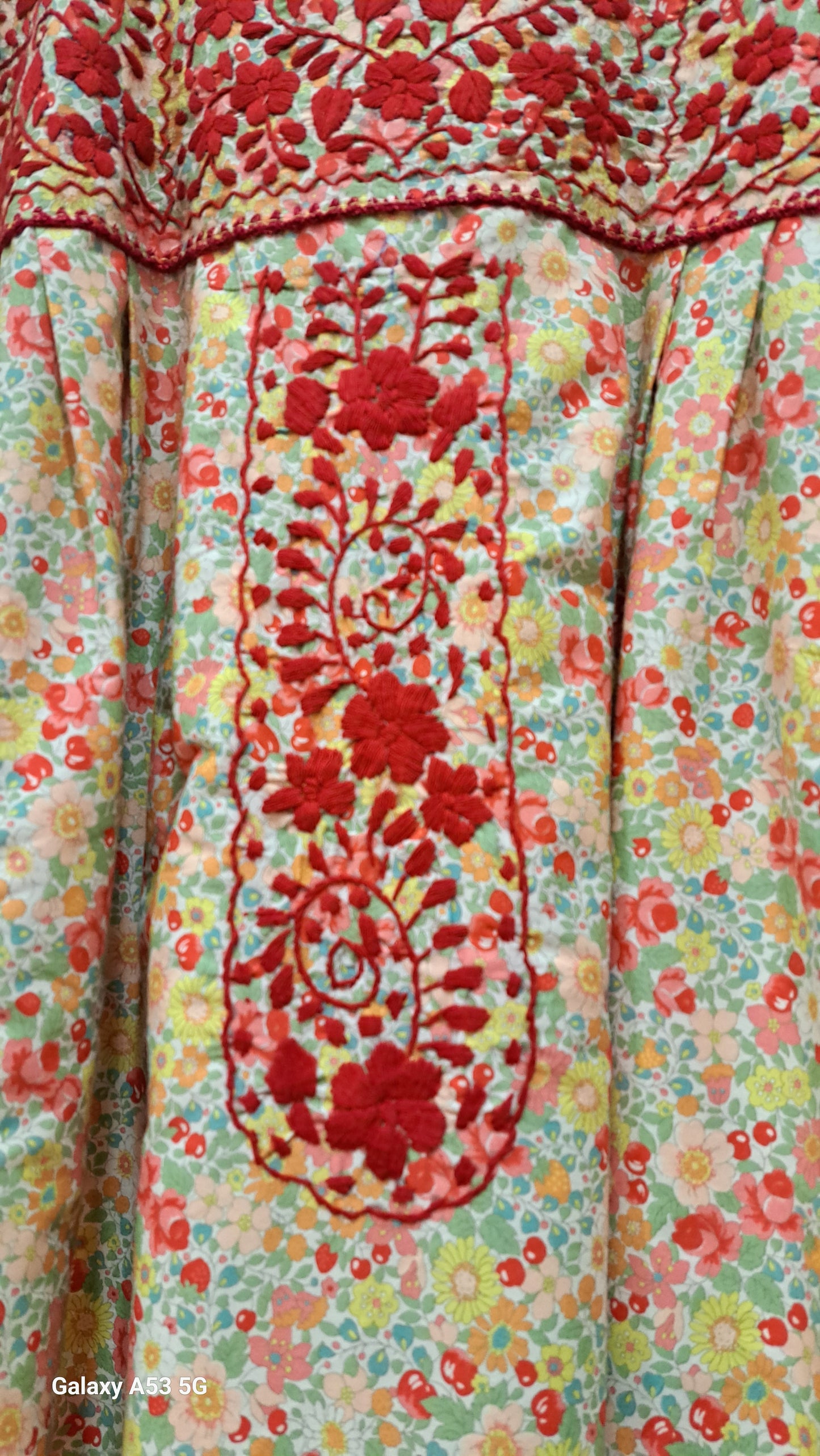 Vestido liberty largo