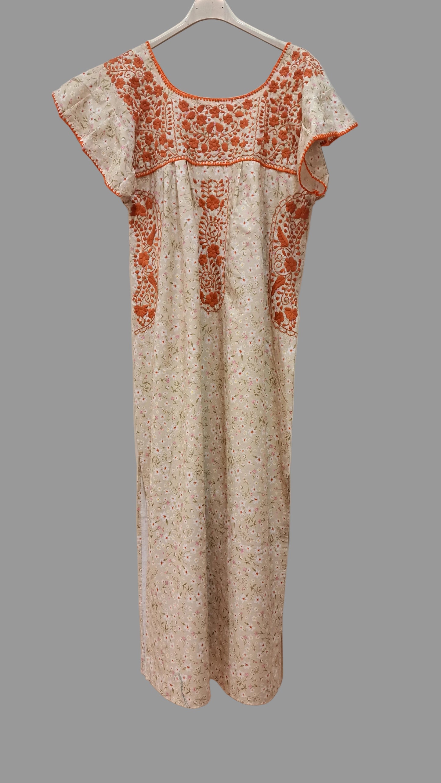 Vestido liberty largo
