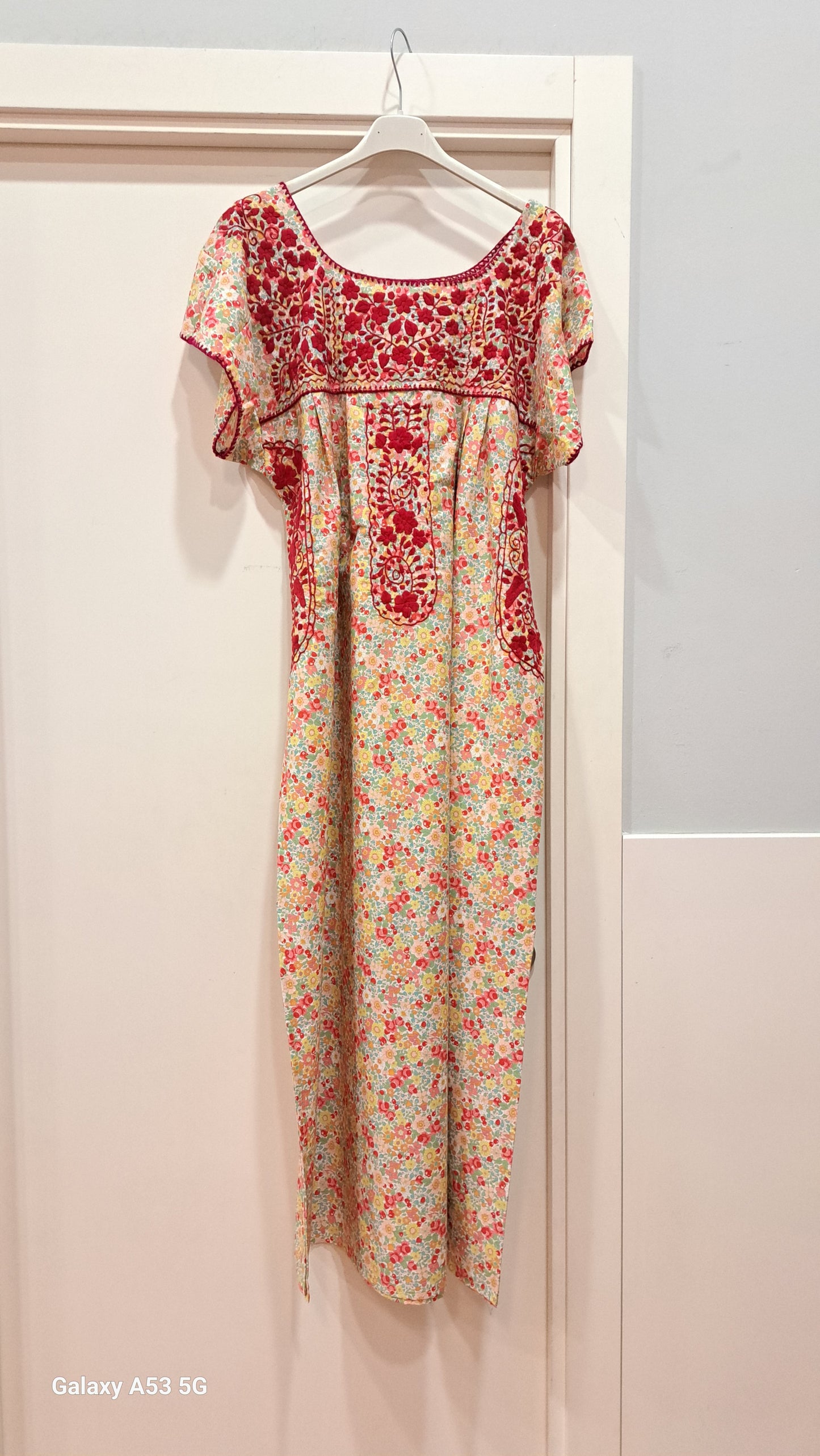 Vestido liberty largo