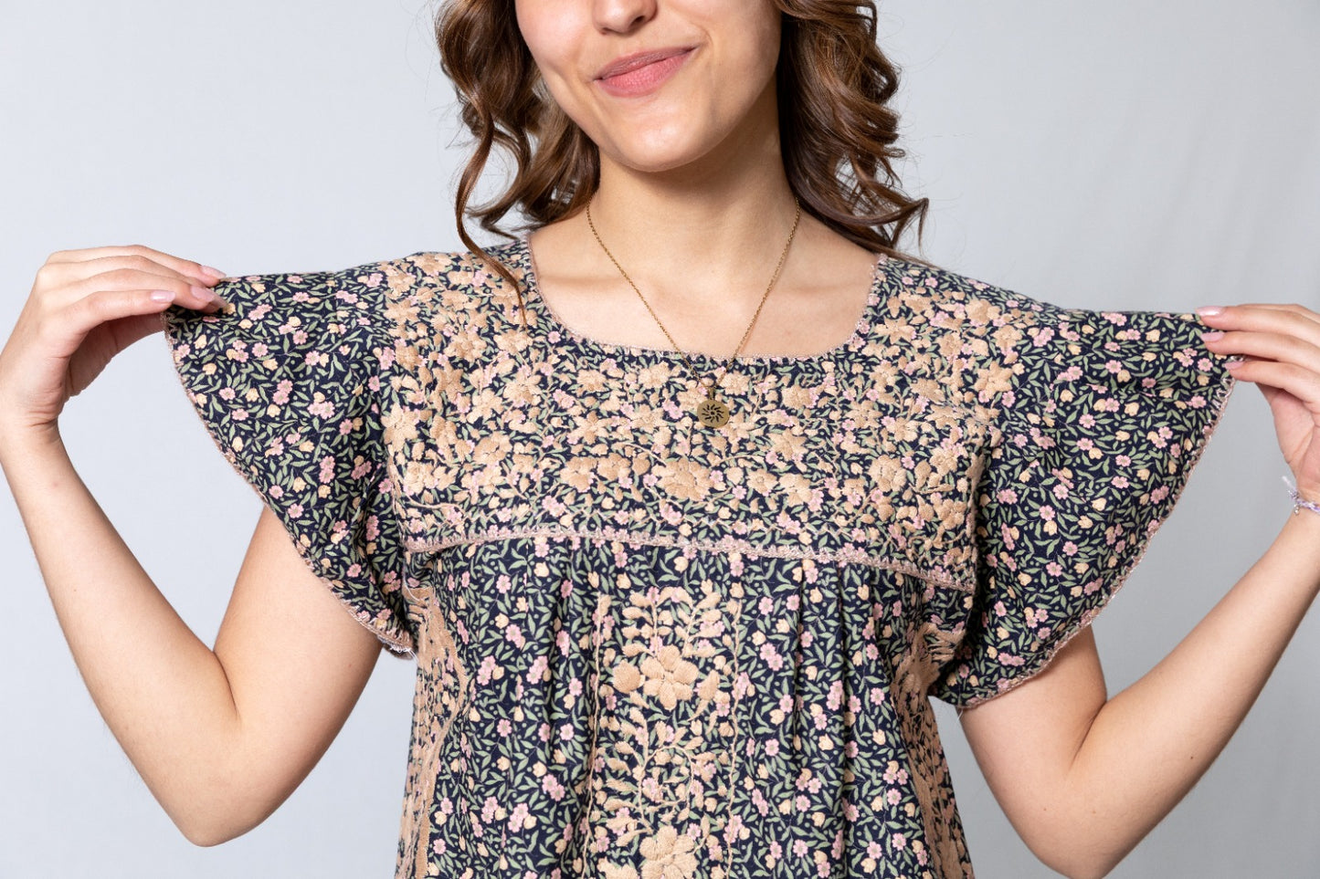 Vestido liberty largo
