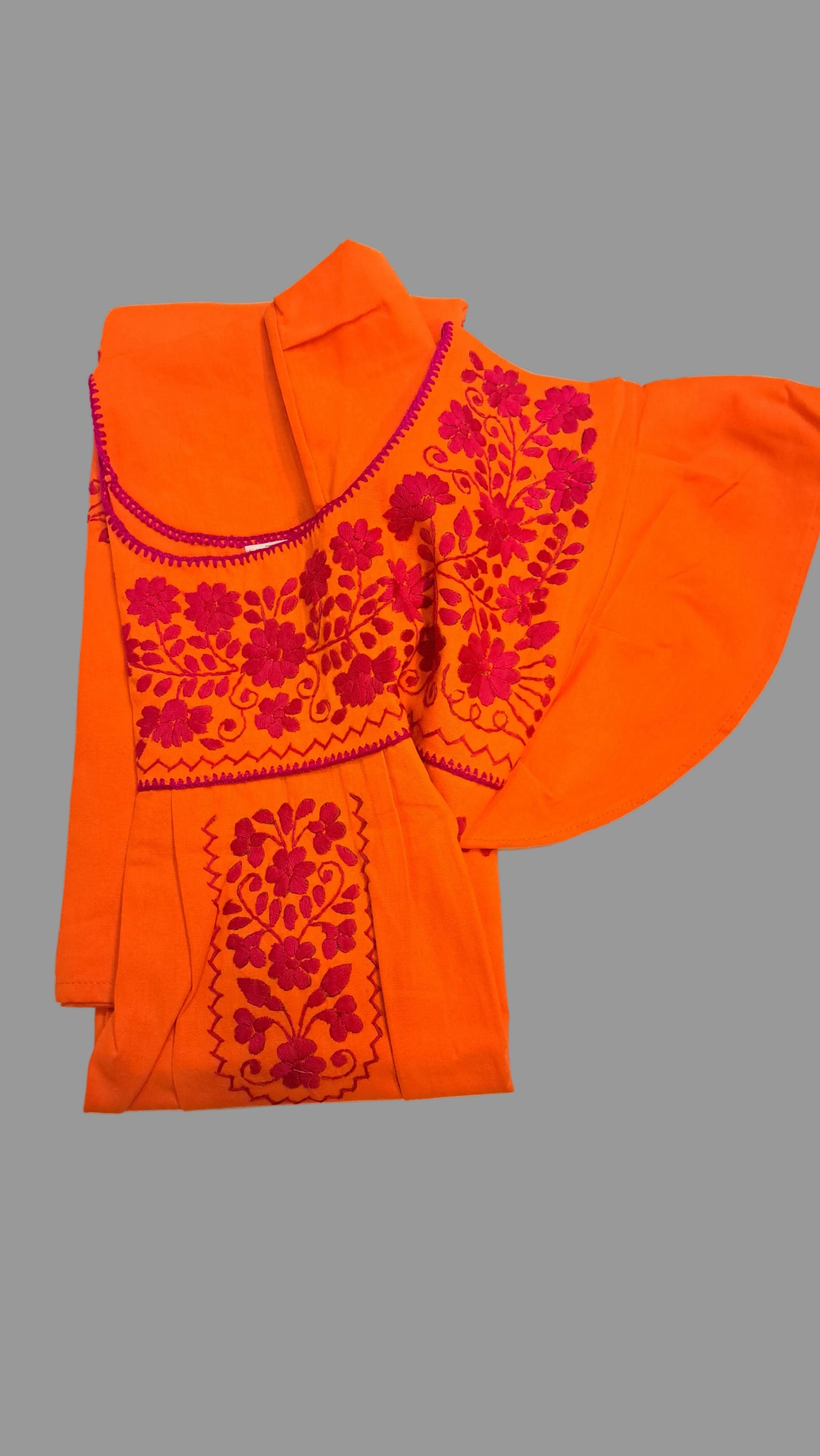 Vestido bordado Clásico Mariposa