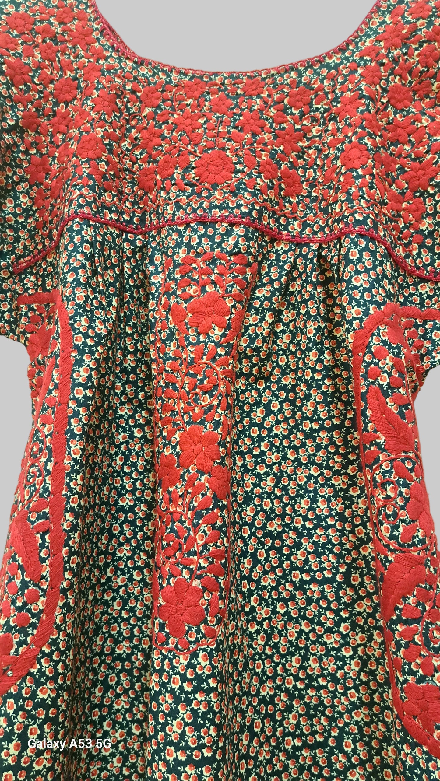 Vestido liberty largo