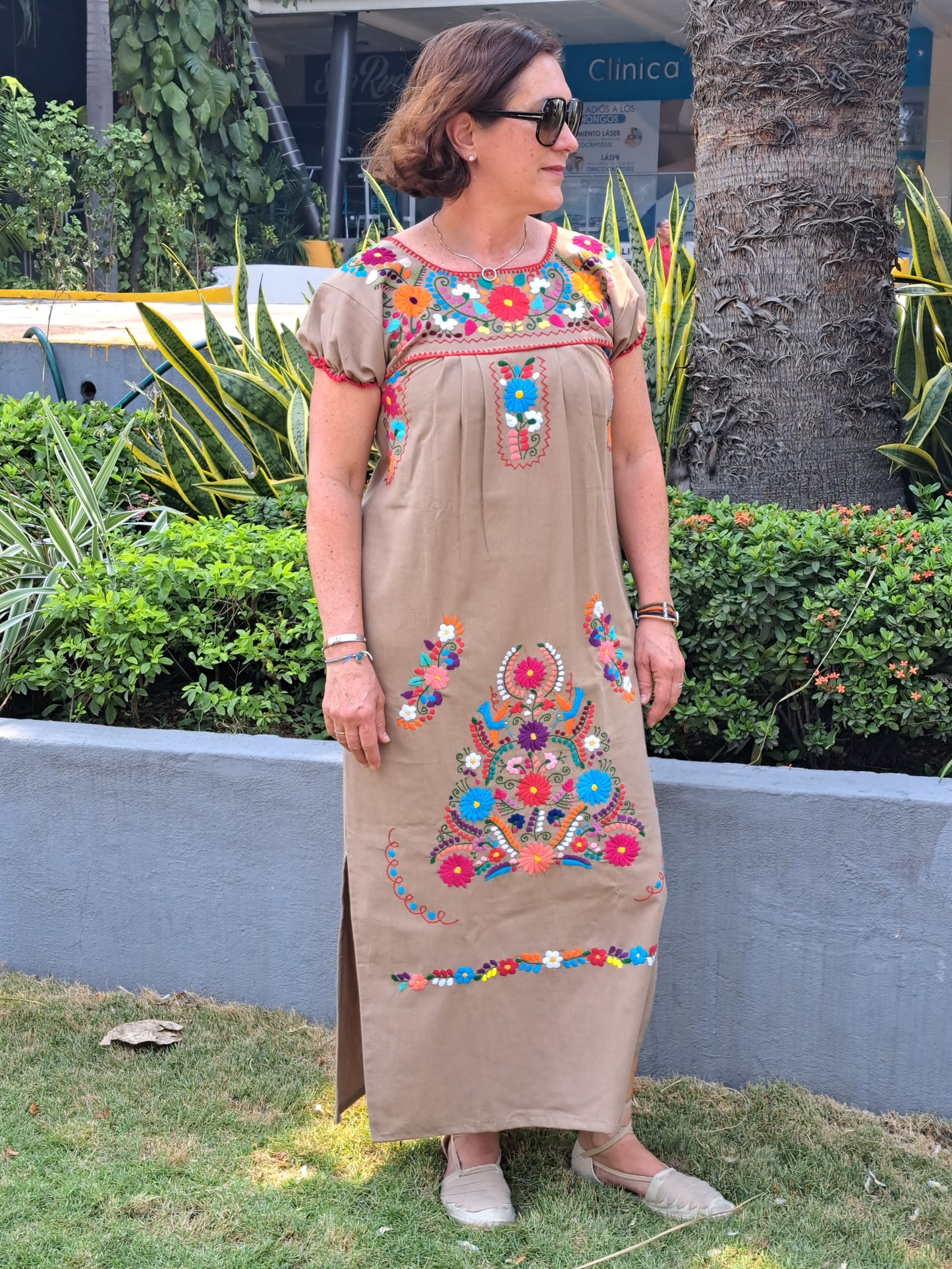 Vestido bordado Campeche