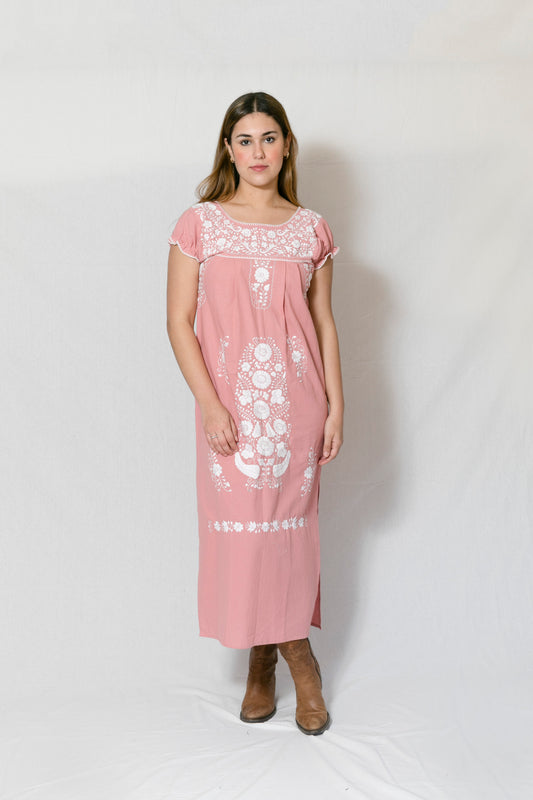 Vestido bordado Campeche
